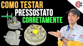 🔴Como testar PRESSOSTATO corretamente [upl. by Nelloc713]