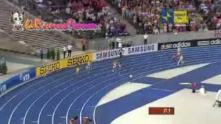 Mondiali Atletica Berlino 2009 Finale 4x100 Donne  Jamaica oro 4206 [upl. by Nnanerak]