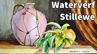 hoe om n stillewe in waterverf te skilder [upl. by Kelson]