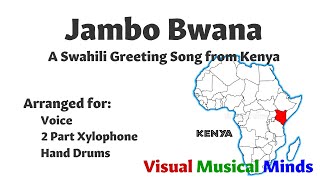 Jambo Bwana A Swahili Greeting Song [upl. by Follansbee]