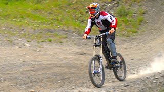 DESTROYING DH Trails with 300mm of Travel [upl. by Annamaria]