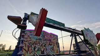 Clayton Hacketts Top Spin Offride Pov  Waddingtons Funfair Tingley 10052024 [upl. by Ikiv867]