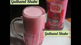 Gulkand Shake  Healthy and quick summer Recipe  Gulkand Shake Recipe  shorts [upl. by Vallonia377]