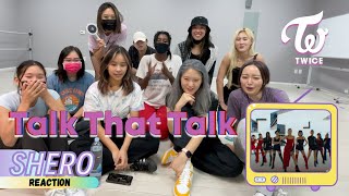 KPOP REACTION TWICE 트와이스 Talk that Talk MV REACTION 😍❣️  SHERO [upl. by Noved]