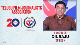 Producer Dil Raju Speech At Telugu Film Journalists Association  YouWe Media [upl. by Aysahc]