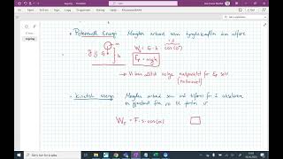 Mekanisk energi og arbeidenergisetningen [upl. by Garzon]