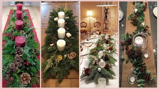 Dazzling Christmas table runner centrepieces ideas viral beauty trending [upl. by Lessig]