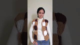 tutorial 👆 chaleco Antu tejido a crochet crochettejidos [upl. by Sommers]