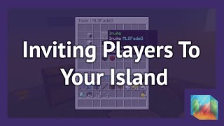 How To Invite Players To Your Island In OneBlock SkyBlock [upl. by Camel]