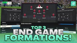 Top 3 END GAME Formations in FC 24 [upl. by Gosnell]