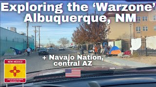 Inside Albuquerques Warzone Monument Valley Navajo Nation Quartzsite Jerome December 2023 [upl. by Esinek]