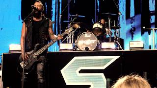 Skillet  Awake and Alive Live 4K Front Row ROCKLAHOMA 2024 [upl. by Stoffel]