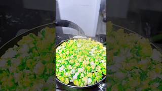 Unique Popcorn Recipe  Amazing Green Popcorn Making shorts youtubeshorts [upl. by Aicnetroh]