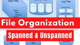 Part6 File Organization in DBMS Spanned amp Unspanned File File Structure in DBMS [upl. by Ayanej]