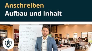 Bewerbung Anschreiben  Aufbau und Inhalt [upl. by Ainer420]