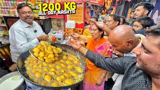 Indian Street Food CHATORI ALL DAY NASTA 😍 Jain Saab ki MAGIC CHAAT Chole Kulche Moradabadi Dal [upl. by Ibmat]