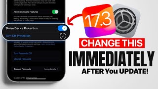 iOS 1731 amp 174  Settings You NEED To Change IMMEDIATELY [upl. by Einnim]