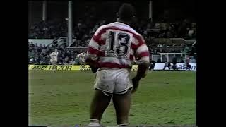 Jockstraps on Show  JPS Regal Trophy  1988 89  Semi Final  Wigan v Bradford Jock Highlights [upl. by Ahsel]