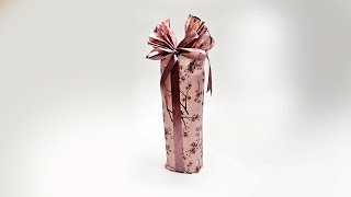 Gift Wrapping Guide How to Wrap a Bottle Perfectly giftwrapping [upl. by Glenda]