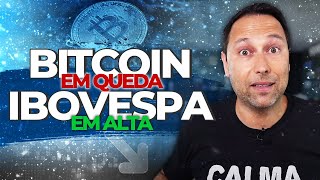 BITCOIN em baixa e IBOVESPA em alta como ganhar dinheiro com esses investimentos [upl. by Anairam346]