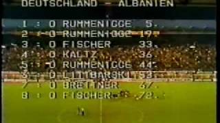 Germany v Albania 1981 Pt 3 [upl. by Kristin]