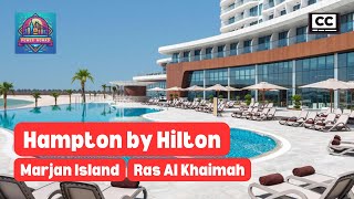 Beach PARADISE or FAKE 🇦🇪 Manmade Al Marjan Island at Ras Al Khaimah UAE  February 2024  HD [upl. by Argyres]