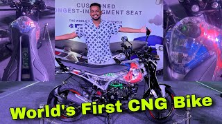 BAJAJ CNG Bike  Worlds First CNG Motorcycle Bajaj Freedom  Bajaj CNG Bike Review [upl. by Katusha332]