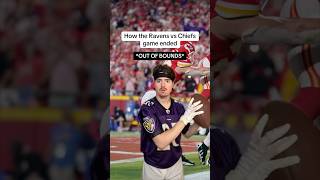 How the Ravens vs Chiefs game ended😂🏈 [upl. by Magena194]