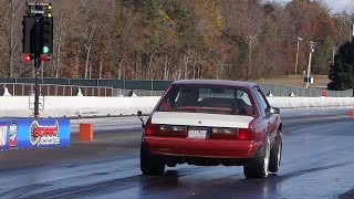 Goldfarbs 93 Mustang Coupe at MIR Track Rental 111820 [upl. by Kinimod]