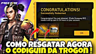 COMO RESGATAR CODIGO NO FREEFIRE 2024 COMO RESGATAR CODIGUIN NO FREEFIRE COMO COLOCAR CODIGO NO FF [upl. by Yttam]