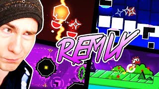 Geometry Dash REMIX Stereo Madness Electroman Adventures Hexagon Force Geometric Evolution [upl. by Naejarual956]