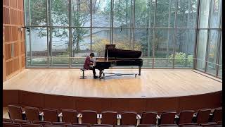 Curtis Li plays Brahms Piano Sonata no 3 in f minor Op 5 3rd Movement [upl. by Yreffej]