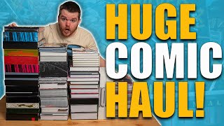 HUGE Omnibus amp Absolute Comic Book Haul [upl. by Wardle319]