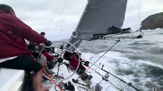 2024 Bird Island Race  From the Rail  Wild Oats [upl. by Ahtabat]