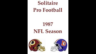 Solitaire Pro Football Quick Game [upl. by Oballa]