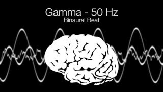 Intense Focus Gamma Binaural Beat  50Hz 1h Pure [upl. by Bedwell497]