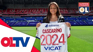 Prolongation de contrat de Delphine Cascarino  Olympique Lyonnais [upl. by Atiuqram]