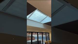 Twin Honeycomb blind for large roof lantern [upl. by Nnaeerb]