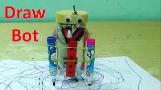 How to make an easy drawing robot for kids [upl. by Elledoj]