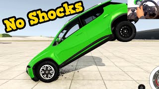 BeamNG Drive  No Shocks Suspension Testing Cherrier Tograc [upl. by Oiluig]