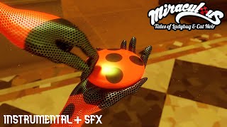 MIRACULOUS Season 5  Reunion  TRANSFORMATIONS amp POWERS  Instrumental  SFX [upl. by Shargel]