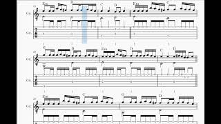 Seda Tripkolic  Gözlerinin Yeşilini Özledim Gitar Nota Tab Akor [upl. by Ssyla941]