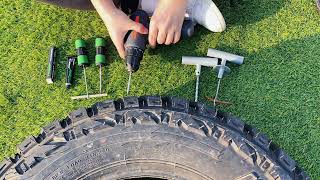 Challenge Repairing an 8ply Pickup Truck Tire [upl. by Trish481]