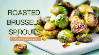 Roasted Brussels Sprouts With Maple Syrup Delicious And Nutritious  The Frugal Chef [upl. by Martella912]