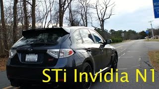 2010 Sti Invidia N1 Race Exhaust [upl. by Coates728]