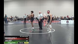 1 vs 2 In NAIA Natioanl Dual Finals 1 Giovanni Bonilla Grand View vs 2 Jack Bass Life U [upl. by Barabbas]