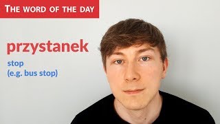 Learn Polish Language The word of the day  przystanek [upl. by Dubenko]