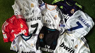 🔥CRISTIANO RONALDO Real Madrid 9 retro jerseys unboxing Projerseyshop CR7 siuuuuu [upl. by Eselahc893]