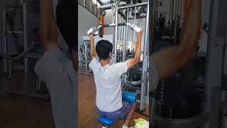 Entrenamiento con jalon supino en el gym fitness motivation uneteaelitevidafitness gym [upl. by Aticilef]