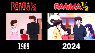 Ranma ½ Anime Episode 3 1989 VS 2024 sidebyside eganimation442 [upl. by Yelik956]